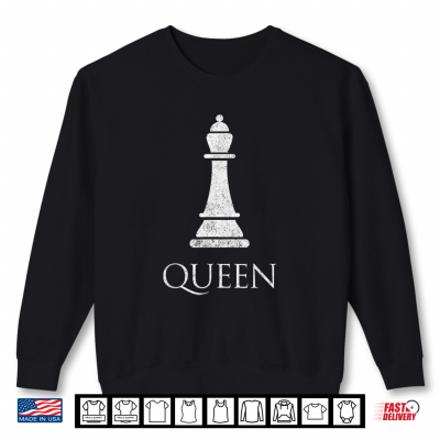 Sweatshirt Queen Chess Piece Game Matching Simple Halloween Costume Shirt