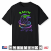 Ravin Raven Edm Techno Party Raver Psychedelic Halloween Shirt
