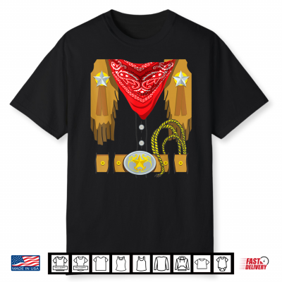 Western Cowboy Halloween Costume Shirt