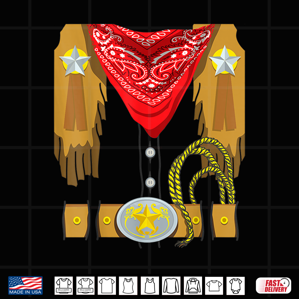 Western Cowboy Halloween Costume Shirt Western Cowboy Halloween Costume Shirt