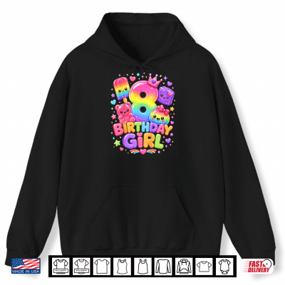 Hoodie 8th Birthday Squishy Dumpling Party Shirt