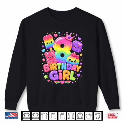 Sweatshirt 8th Birthday Squishy Dumpling Party Shirt