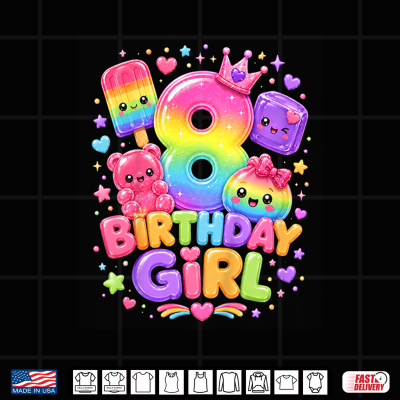 Design 8th Birthday Squishy Dumpling Party Shirt