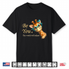 Be You The World Will Adjust Cute Giraffe Lover Glasses Shirt