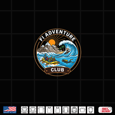 Design Fi Adventure Club Official Gear Shirt