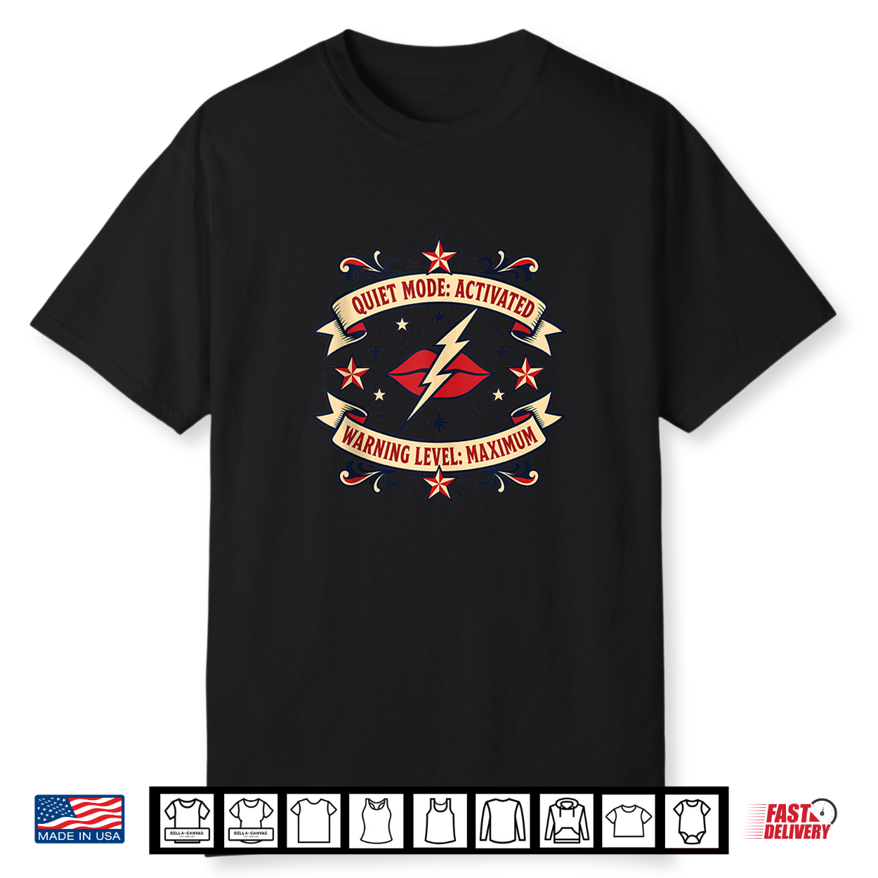 I Got Quiet That Was The Warning Sarcastic Mood Quote Shirt