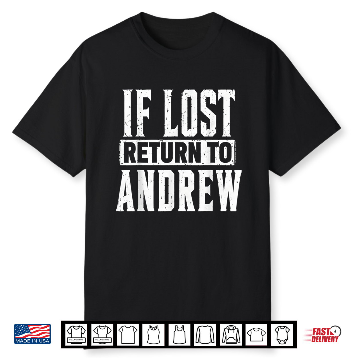 If Lost Return To Andrew Couple Matching Shirt