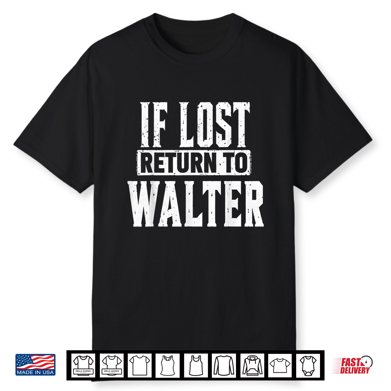 If Lost Return To Walter Couple Matching Shirt