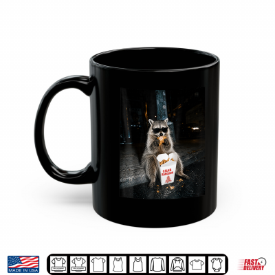 Raccoon Eating Crab Rangoon On The Street Feral Shirt 3 Mug Raccoon Eating Crab Rangoon On The Street Feral Shirt