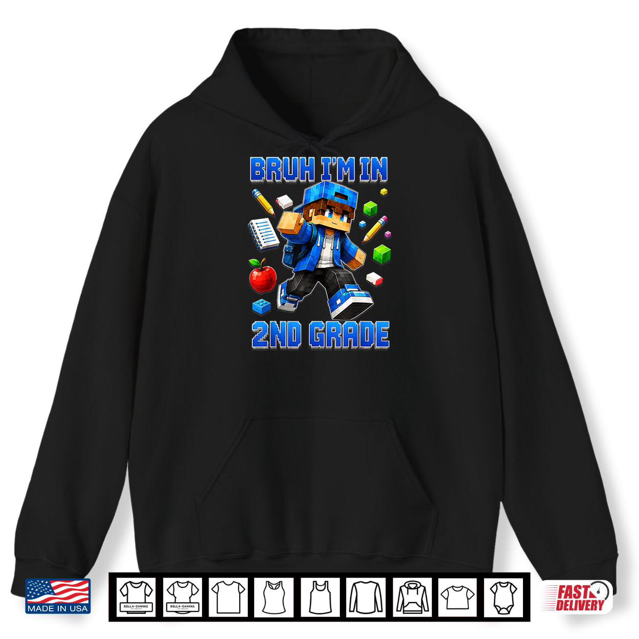 Bruh I’M In 2Nd Grade Back To School Gamer Shirt Bruh I’M In 2Nd Grade Back To School Gamer Shirt