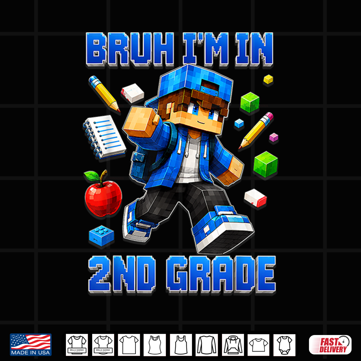Bruh I’M In 2Nd Grade Back To School Gamer Shirt Bruh I’M In 2Nd Grade Back To School Gamer Shirt