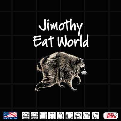 Design Jimothy Eat World Viral Raccoon Seattle Trash Panda Shirt