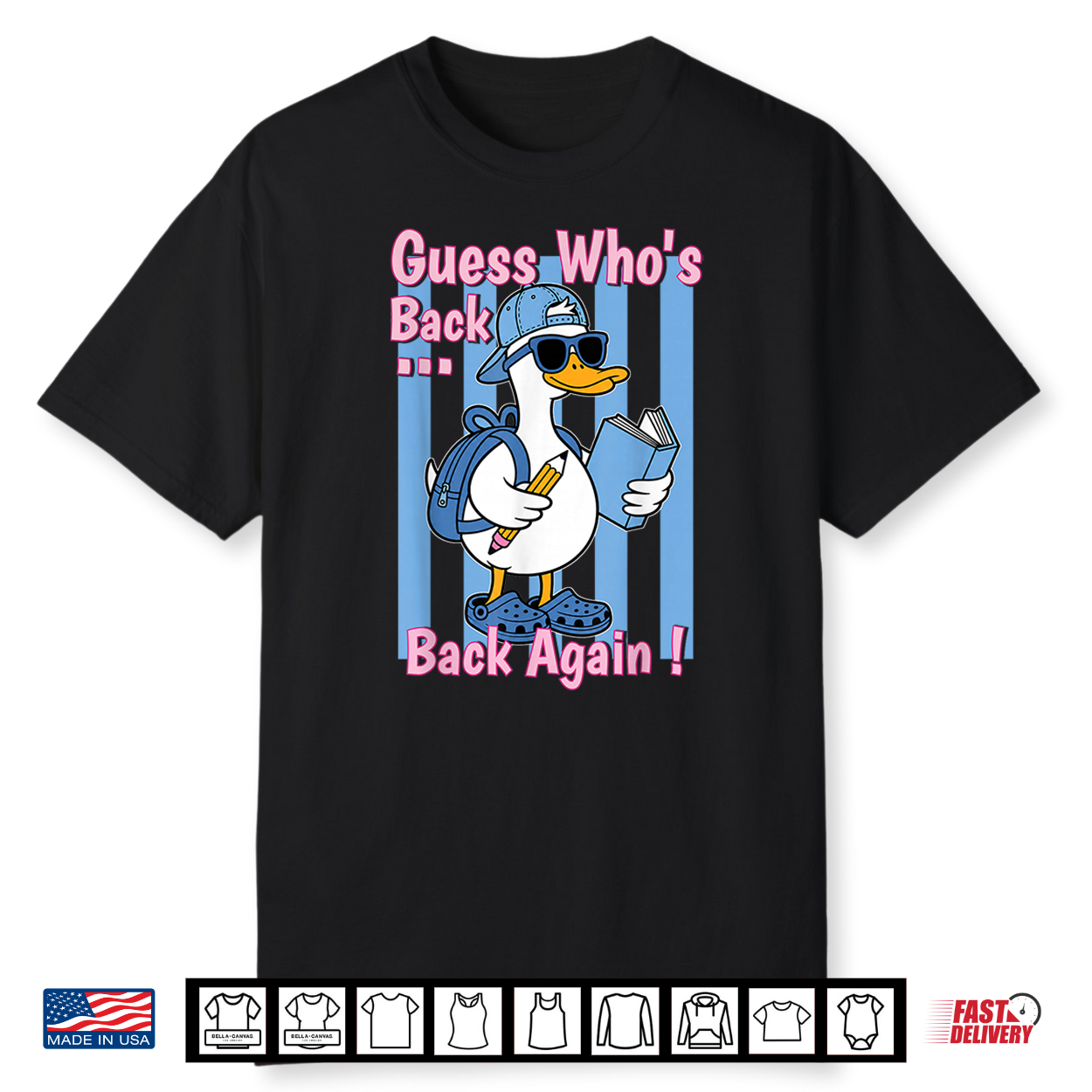 Teacher Guess Who’S Back Again Goose Back To School Shirt