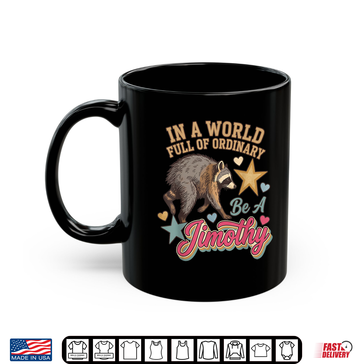 Jimothy Raccoon In A World Full Of Ordinary Seattle Meme Art Shirt
