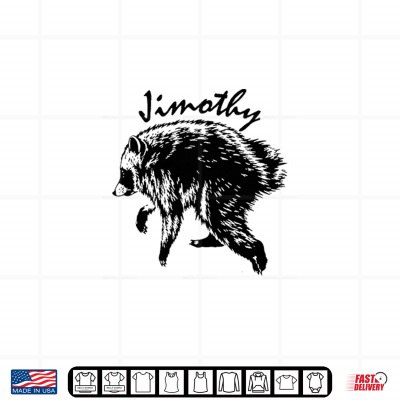 Design Jimothy Raccoon Trash Panda Wildlife Shirt