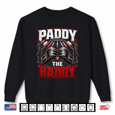 Paddy The Baddy Vintage Retro Boxing Father'S Day Shirt 2 Sweatshirt Paddy The Baddy Vintage Retro Boxing Fathers Day Shirt