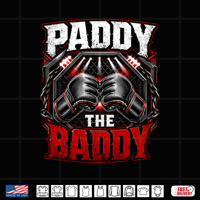 Paddy The Baddy Vintage Retro Boxing Father'S Day Shirt 4 Design Paddy The Baddy Vintage Retro Boxing Fathers Day Shirt