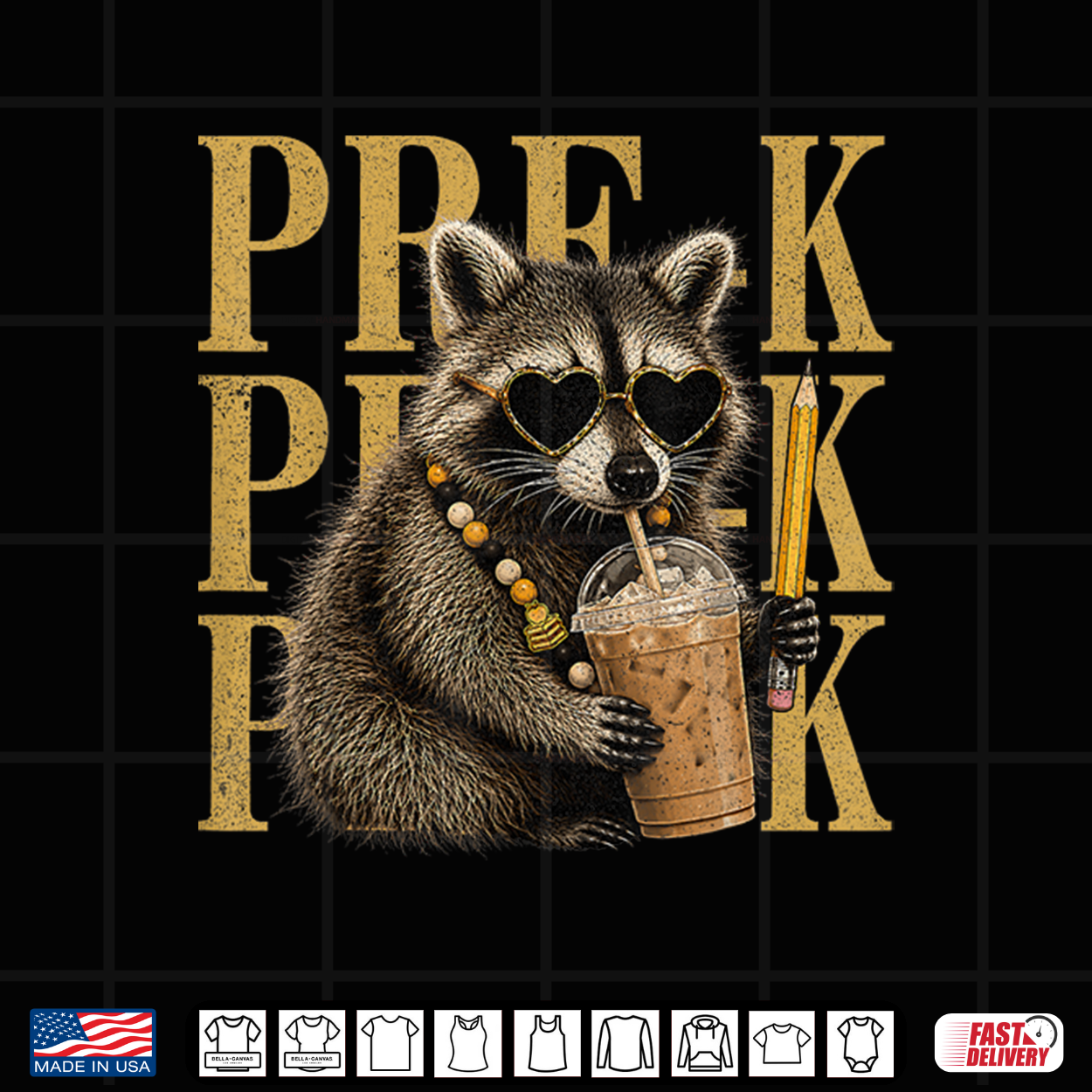 Pre K Preschool Teacher Feral Raccoon Back To School Shirt Pre K Preschool Teacher Feral Raccoon Back To School Shirt