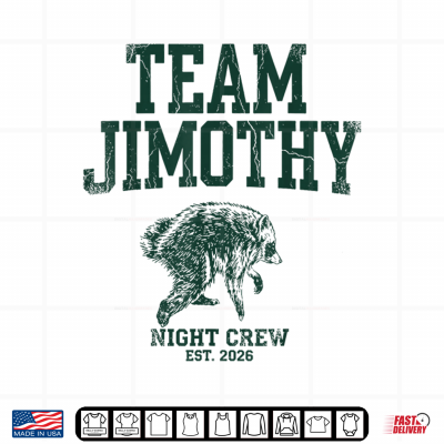 Team Jimothy Crew Night Est 2026 Seattle Raccoon Viral Memes Shirt 4 Design Team Jimothy Crew Night Est 2026 Seattle Raccoon Viral Memes Shirt