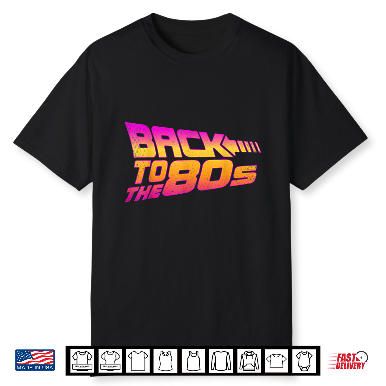 Back To The 80S Costume Retro Fancy Dress Halloween Party Shirt