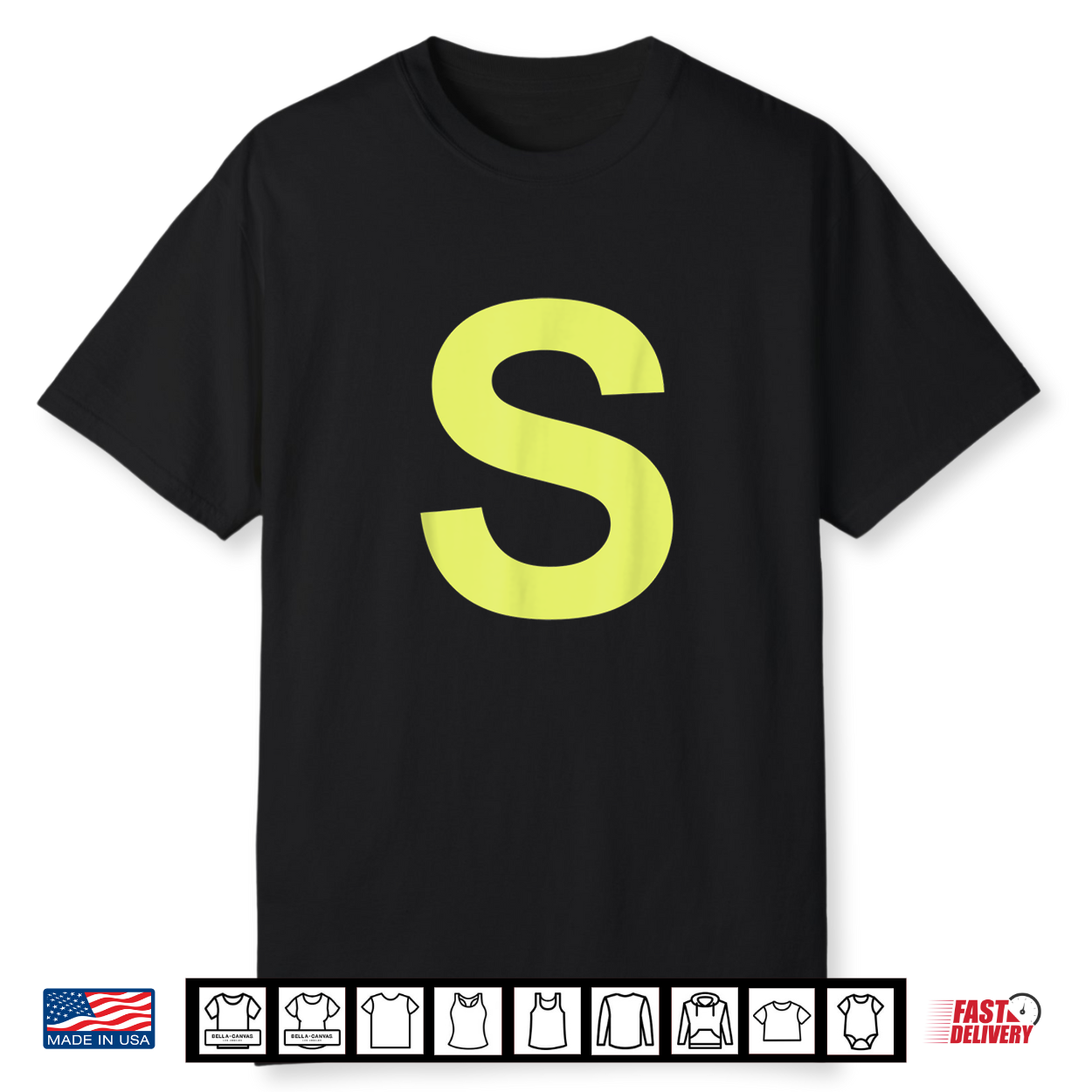Chipmunk Halloween Carnival Group Costume Letter S Shirt Blu Shirt