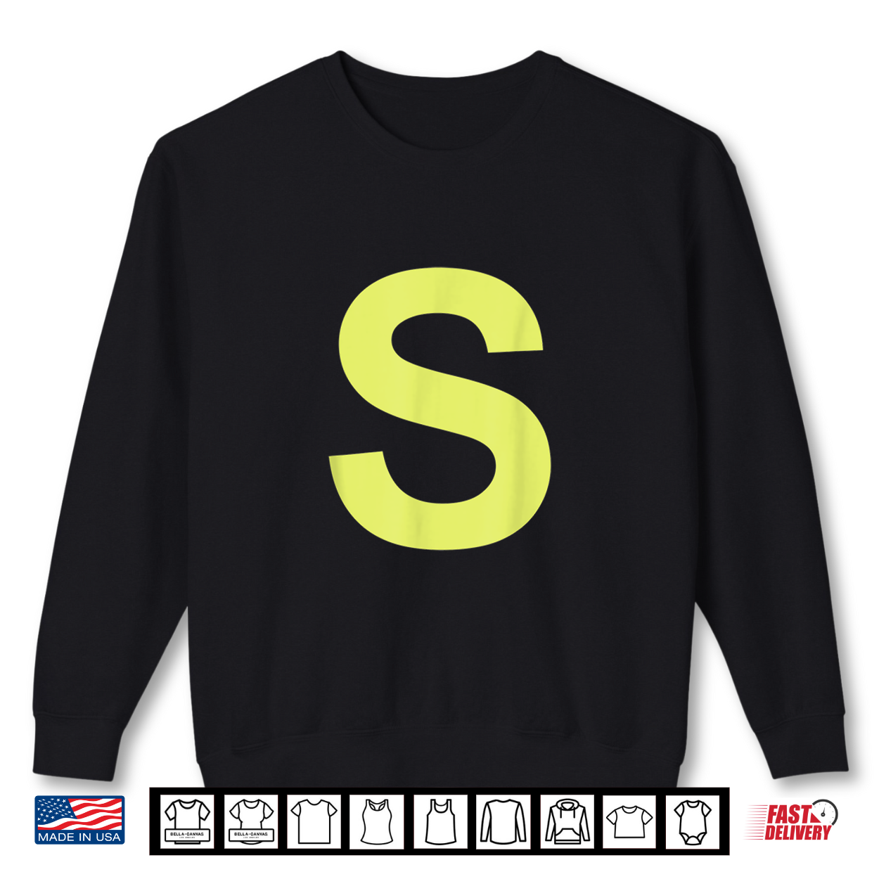 Chipmunk Halloween Carnival Group Costume Letter S Shirt Blu Shirt