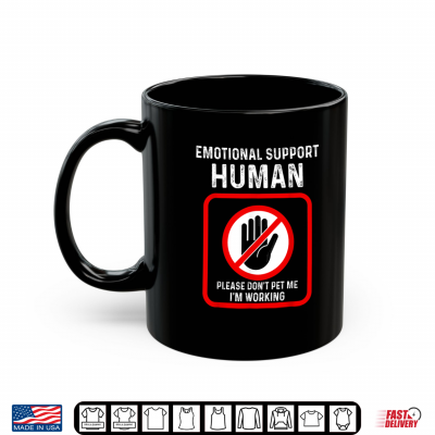 Mug Emotional Support Human Halloween Costume Do Not Pet Me Shirt