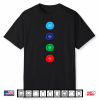 Four Groovy Buttons Blue Cat Funny Halloween Costume Shirt