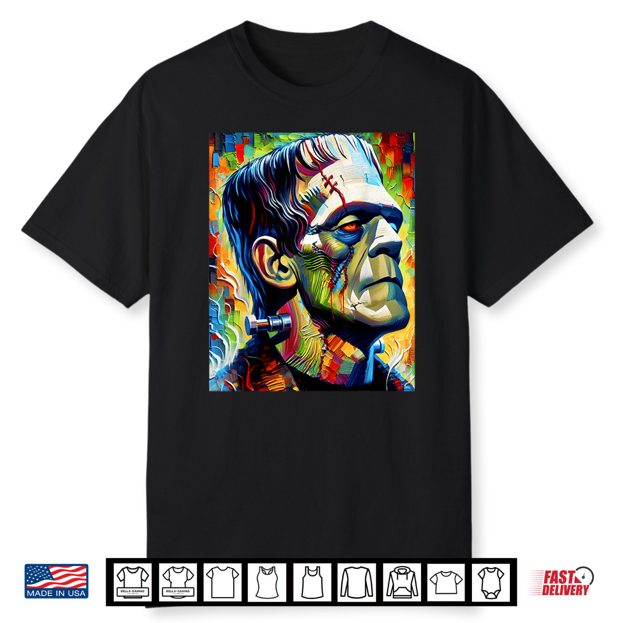 Frankenstein Monster And Bride Halloween Matching Couple Shirt Frankenstein Monster And Bride Halloween Matching Couple Shirt