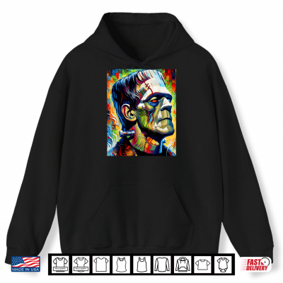 Frankenstein Monster And Bride Halloween Matching Couple Shirt 1 Hoodie Frankenstein Monster And Bride Halloween Matching Couple Shirt