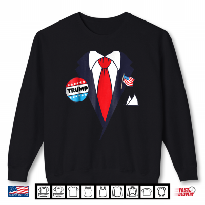 Sweatshirt Funny Donald Trump Halloween Costume Shirt Cartoon Tee