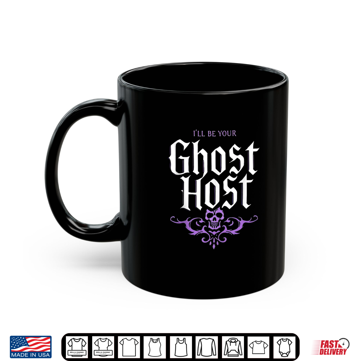 I’Ll Be Your Ghost Host Haunted Mansion Skull Halloween Vibe Shirt I’Ll Be Your Ghost Host Haunted Mansion Skull Halloween Vibe Shirt