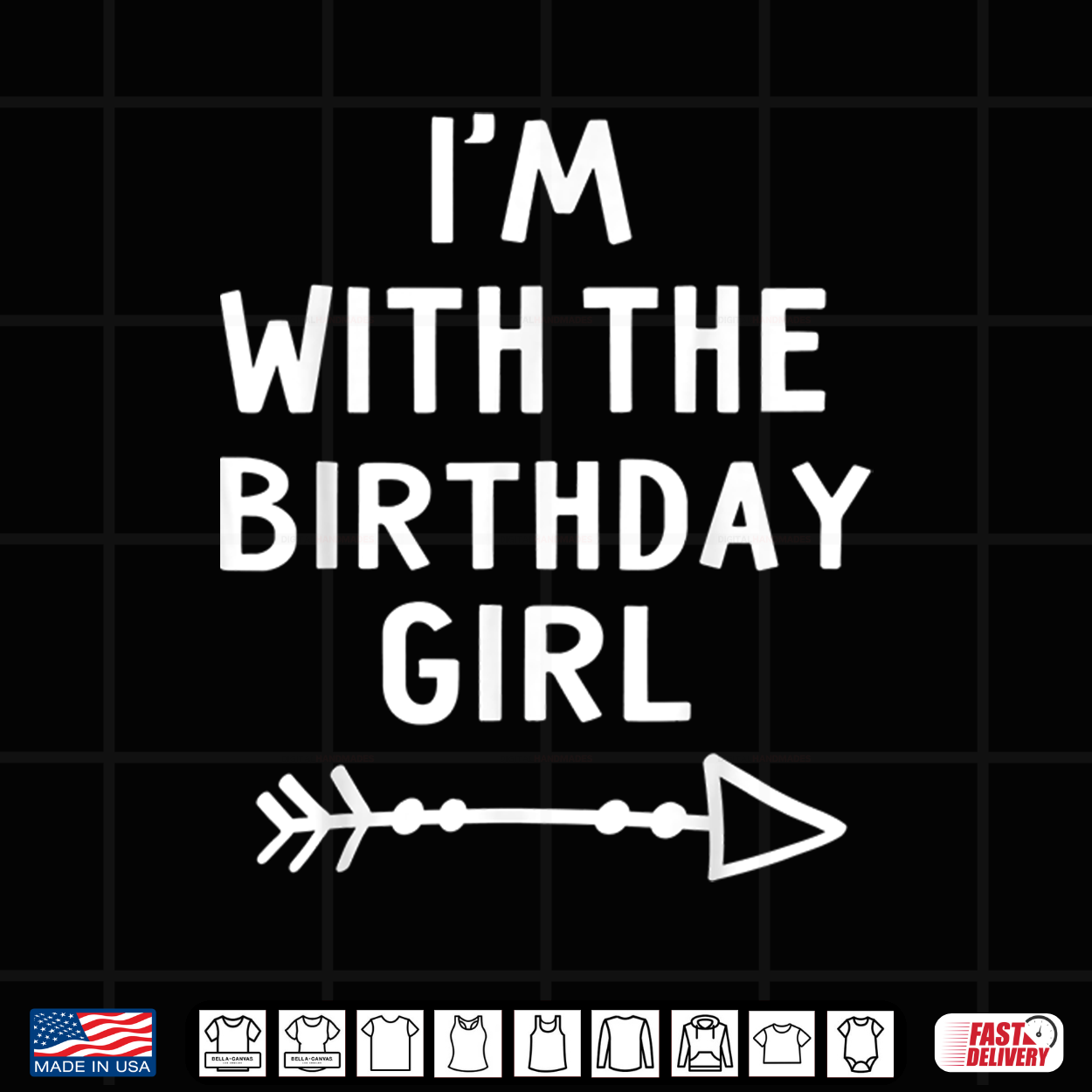 I’M With The Birthday Girl Happy Halloween Costume Gift Shirt