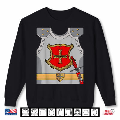 Sweatshirt Knight Costume DIY Halloween Costume Shirt
