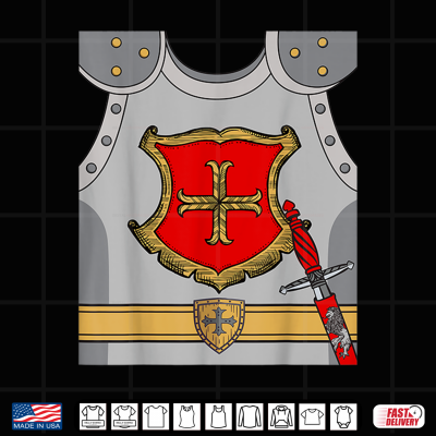 Design Knight Costume DIY Halloween Costume Shirt