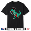 Pirate Dinosaur Toddler Boy Funny Kids Halloween Costume Shirt