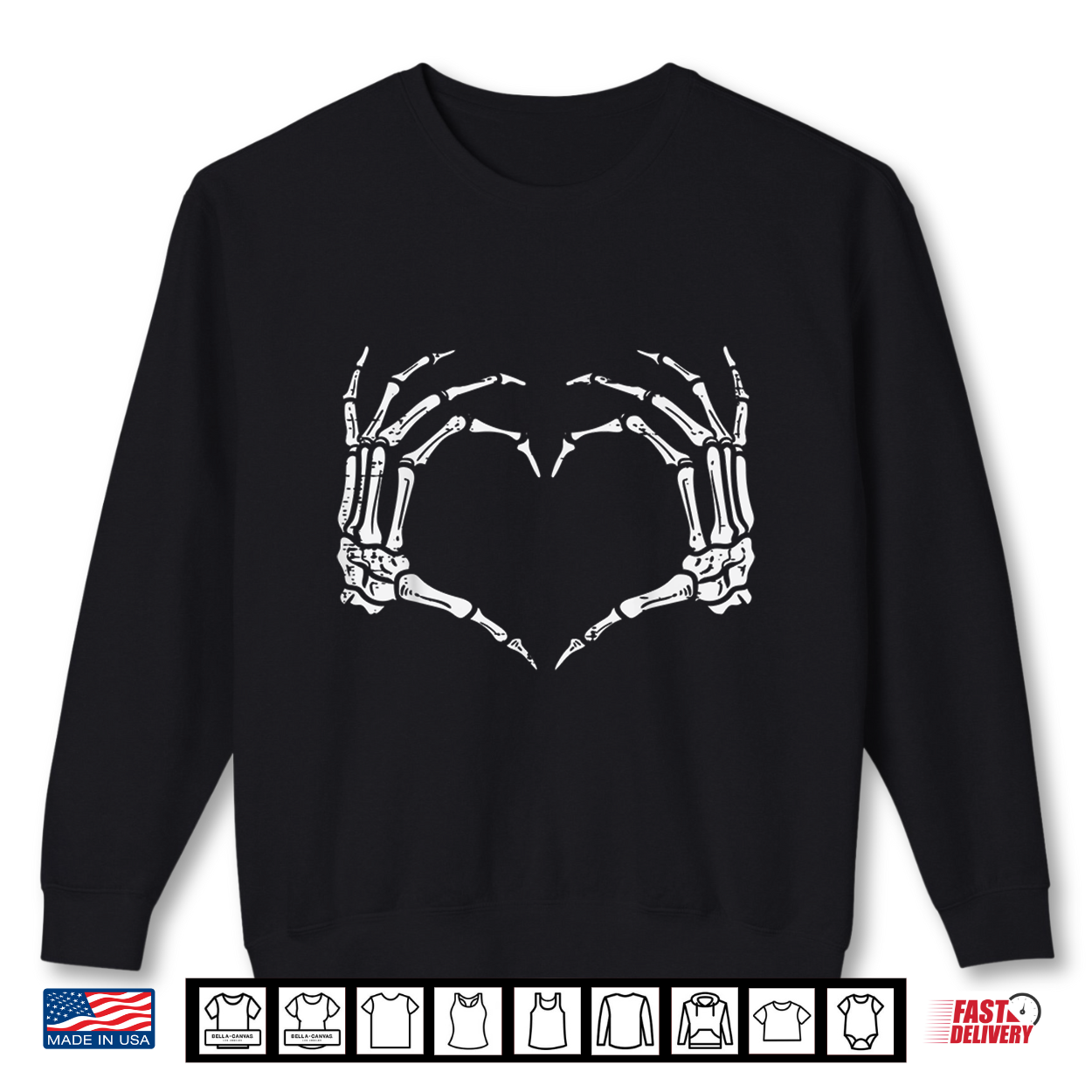 Skeleton Hands Heart Sign Retro Halloween Costume Women Girl Shirt Skeleton Hands Heart Sign Retro Halloween Costume Women Girl Shirt