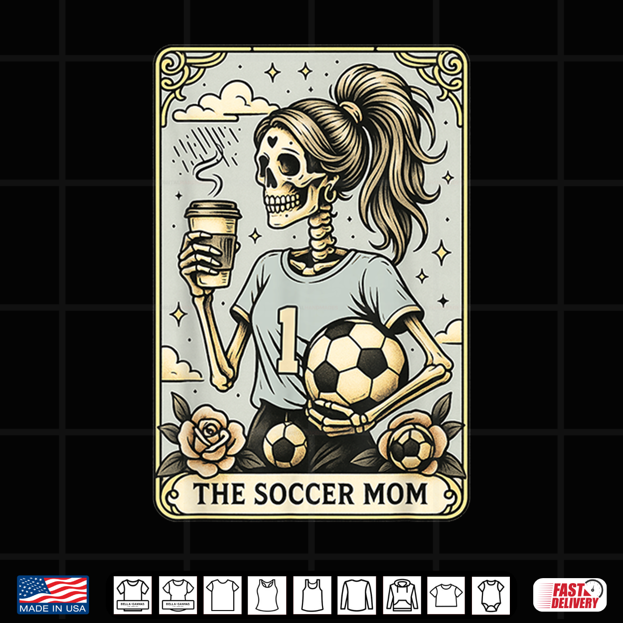 Soccer Mom Tarot Card Vintage Halloween Soccer Mama Shirt Soccer Mom Tarot Card Vintage Halloween Soccer Mama Shirt