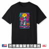 Summerween Vibes Beach Party Skeleton 80S Vaporwave Funny Shirt