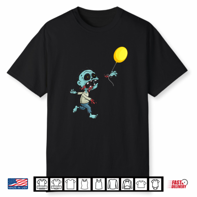 Zombie Birthday Balloon Funny Cute Zombie Kids & Boys Shirt