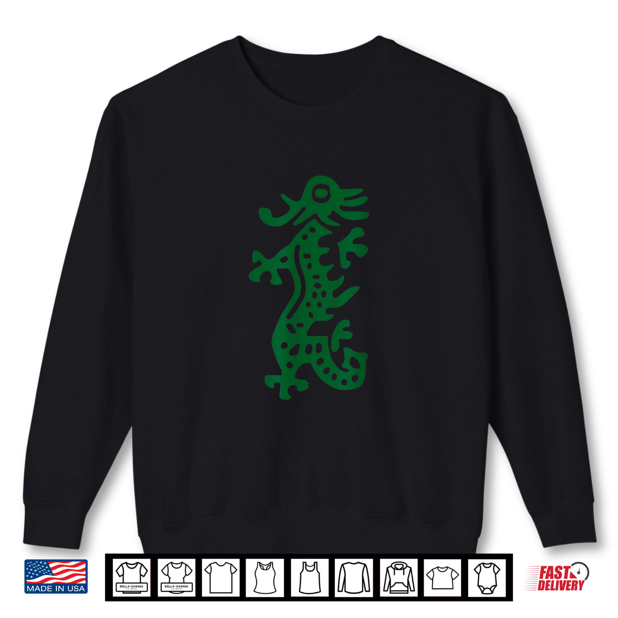 Chinese Mah Jong Green Dragon Tile Mahjong Costume Shirt