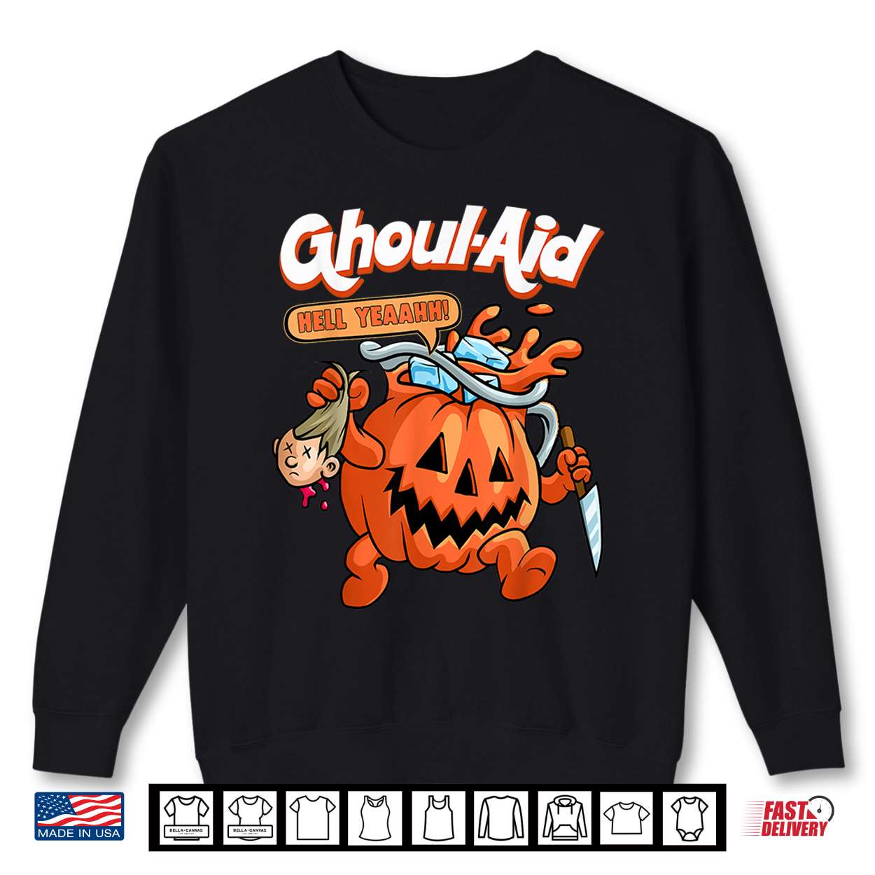 Cool Ghoul Aid Funny Ghoul Pumpkin Cute Meme Halloween Shirt