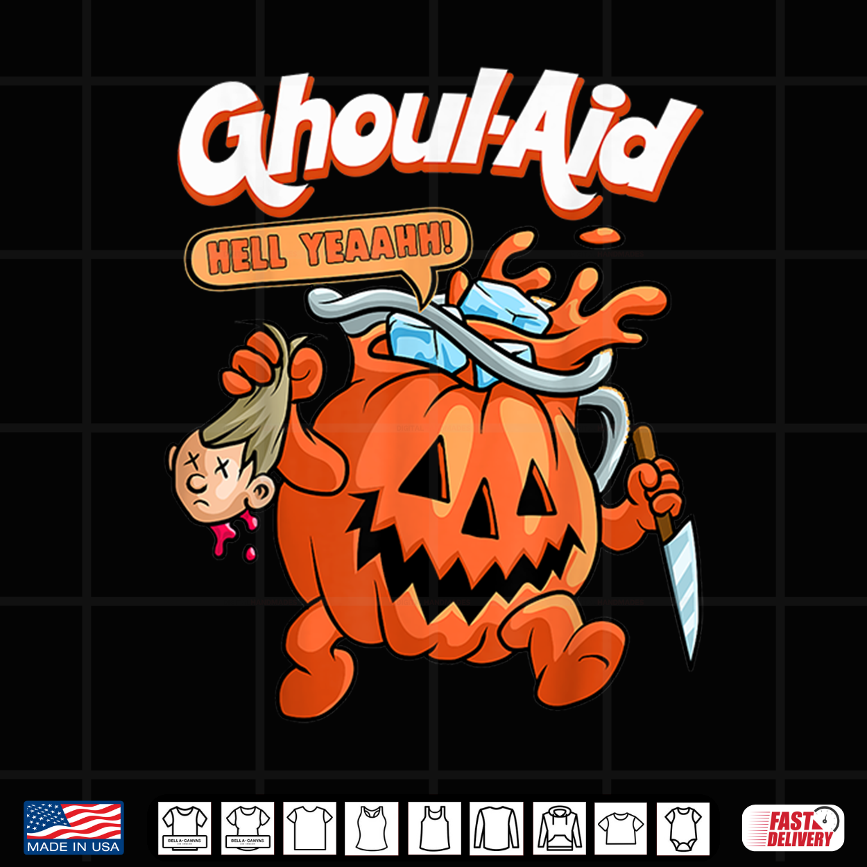 Cool Ghoul Aid Funny Ghoul Pumpkin Cute Meme Halloween Shirt