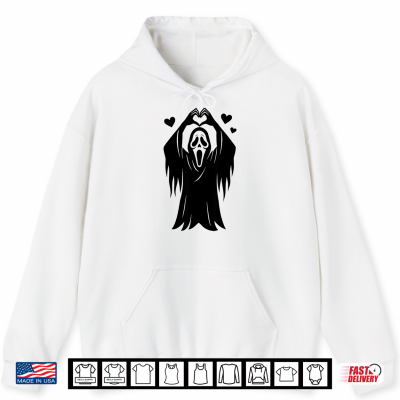 Creepy Horror Ghost Heart Hands Happy Halloween Shirt 1 Hoodie Creepy Horror Ghost Heart Hands Happy Halloween Shirt