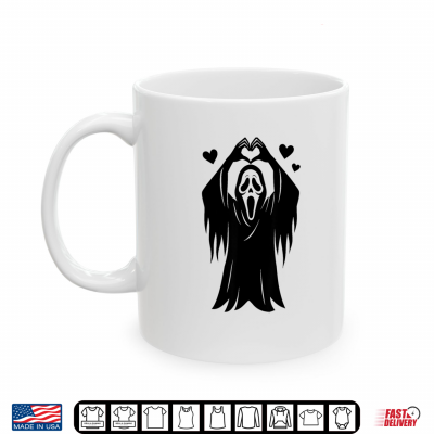 Creepy Horror Ghost Heart Hands Happy Halloween Shirt 3 Mug Creepy Horror Ghost Heart Hands Happy Halloween Shirt