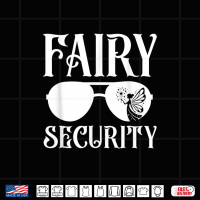 Design Fairy Security Birthday Family Halloween Costume Shirt