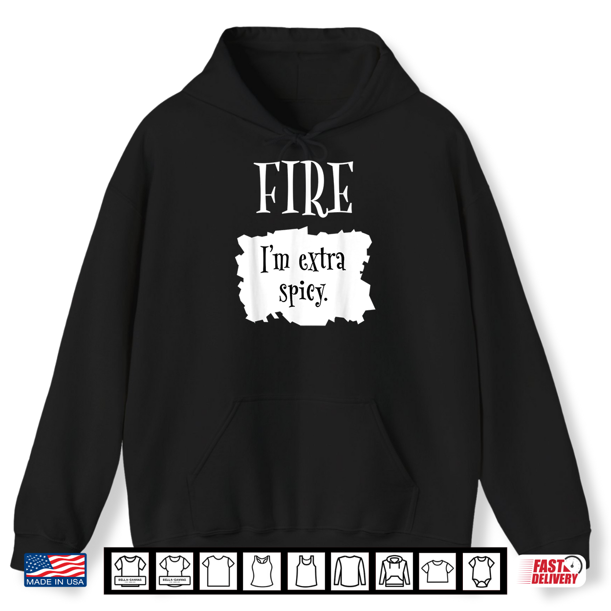 Fire Hot Packet Halloween Taco I’M Extra Spicy Costume Shirt