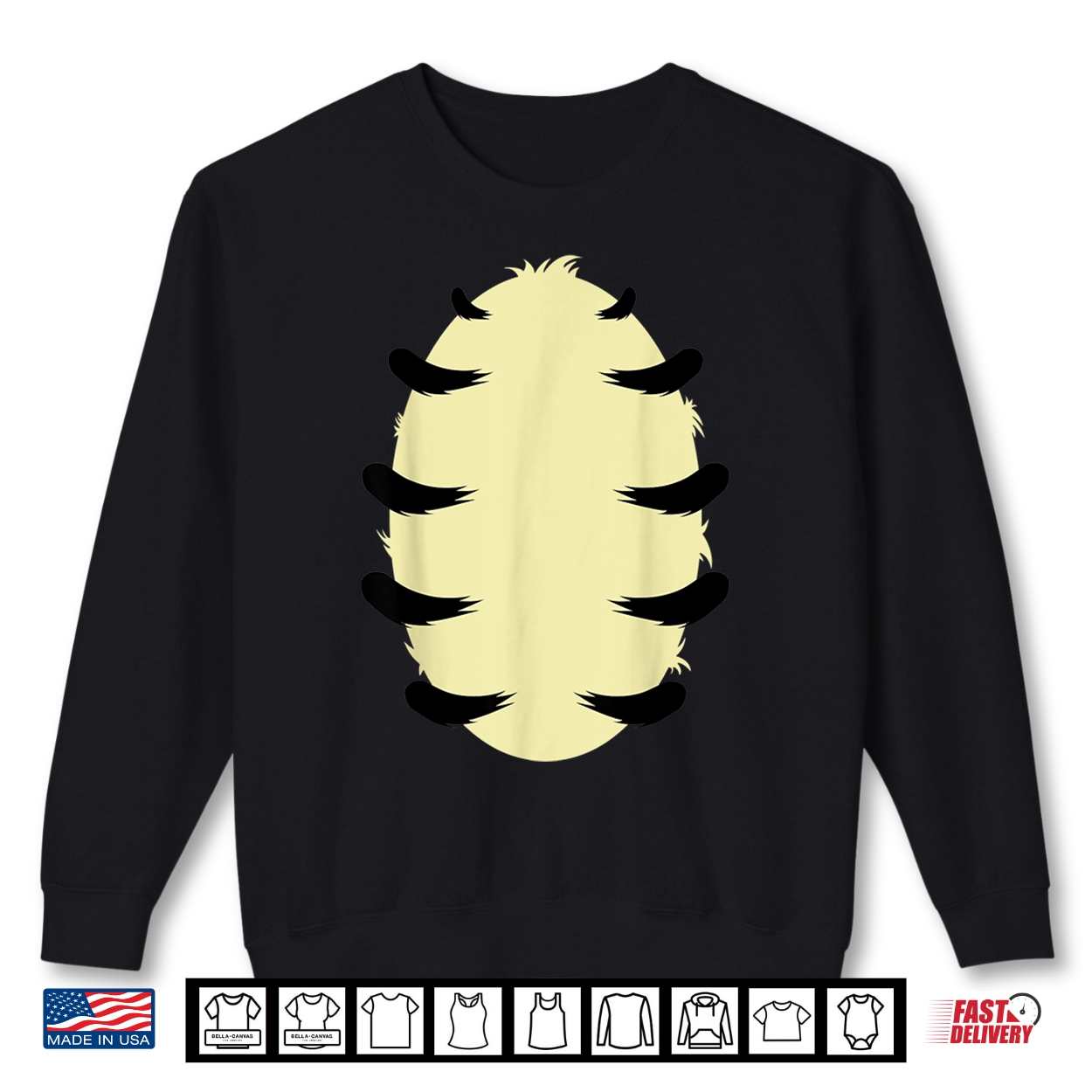 Funny Halloween Tiger Belly Tiger Costume Group Matching Shirt