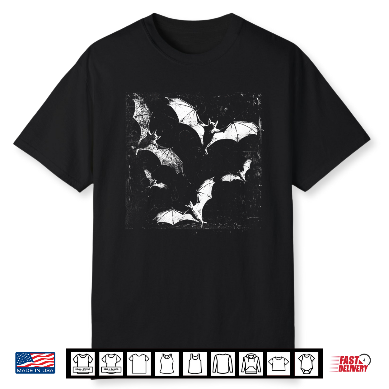 Bats Vampire Horror Spooky Art Halloween Goth Alt Aesthetic Shirt Bats Vampire Horror Spooky Art Halloween Goth Alt Aesthetic Shirt