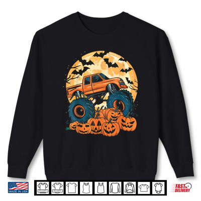 Ghost Truck Moon Pumpkin Halloween Shirt 2 Sweatshirt Ghost Truck Moon Pumpkin Halloween Shirt